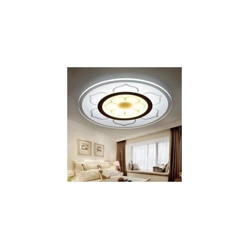 Nordic wrought iron ceiling lotus flower crystal light luminaria led led panel lights balcony porch restaurant Living Room