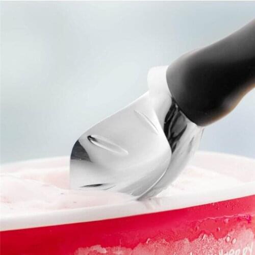 Zinc Alloy Ice Cream Spoon Frozen Yogurt Biscuit Dough Meat Ball Watermelon Spoon Home Kitchen Dessert Spoon