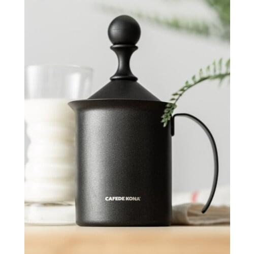 Home style coffee latte foam convenient and comfortable double layer stainless steel sieve Milk devicer J05