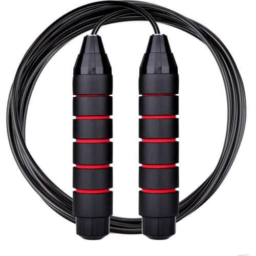 Unisex Length Adjustment Skipping Jumping Rope Fitness Workout Equipment Crossfit Aerobic Exercise Fitness Cable for Kids Adult