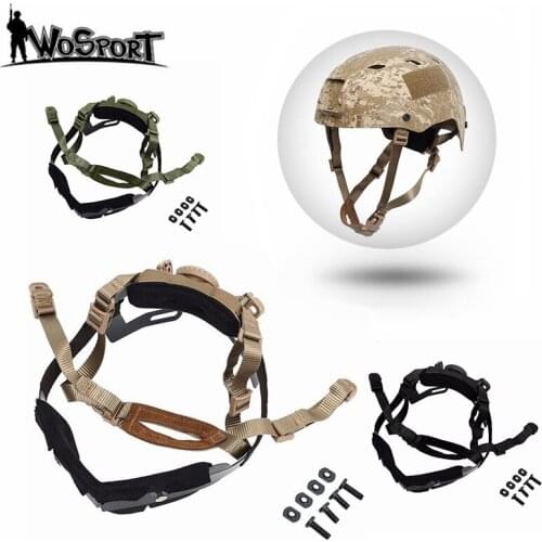 Wosport Accessory Tactical Helmet For Rapid Helmet Military Adjustment Alley Airsoft Paintball Suspension General Nylon Helmet