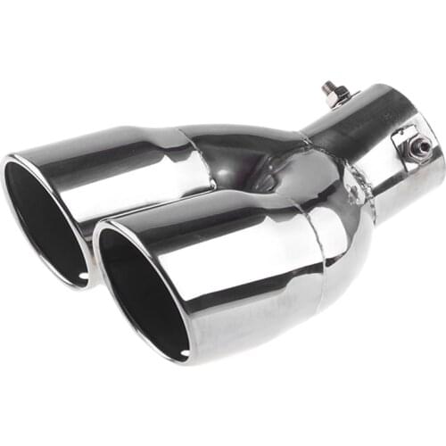 1Pcs Stainless Steel Exterior Accessories Exhaust End Tip Pipe Muffler for Toyota C-HR C HR CHR 2016-2019