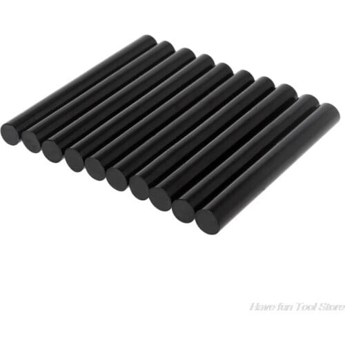 10pcs Hot Melt Glue Stick Black High Adhesive 11mm For DIY Craft Toy Repair Tool M02 21 Dropshipping