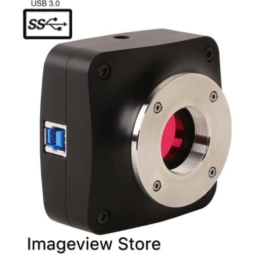3.1MP USB3.0 Mircoscope C-mount eyepiece color camera E3ISPM03100KPB with Sony IMX123 CMOS Sensor IP103100B 50fps Imageview