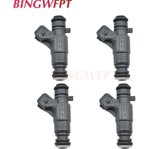 4PCS Auto Spare Parts Fuel injectors Valve Nozzle 0280156417 For Chana Alsvin Dongfeng