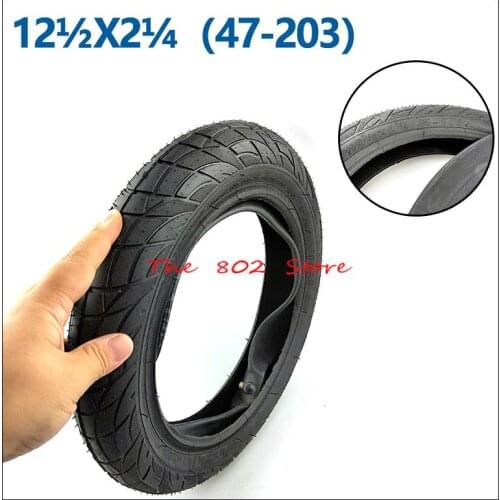 57-203)12 1/2x2 1/4 12inch outer Tire fits Many Gas Electric Scooters e-Bike folding Bike bicycle