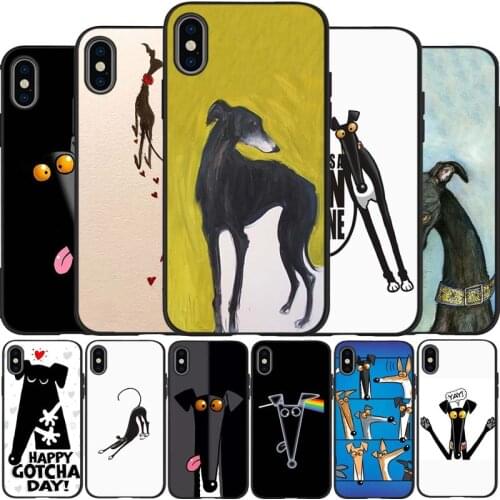 Greyhound Semaphore black Silicone Phone Case For iPhone 12 XR XS Max 5 5S SE 2020 6 6S 7 8 PLUS X 11Pro Max 11 Cover