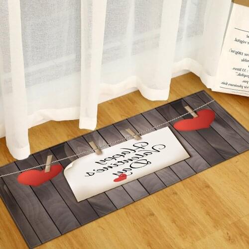 Kitchen Mat Rectangular Bedroom Corridor Door Mat Home Bay Window Floor Decoration Carpet Living Room Bathroom Carpet Non-slip
