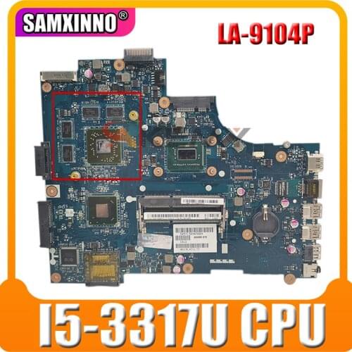 LA-9104P Laptop motherboard for Dell Inspiron 15R 3521 5521 original mainboard I5-3317U AMD video card