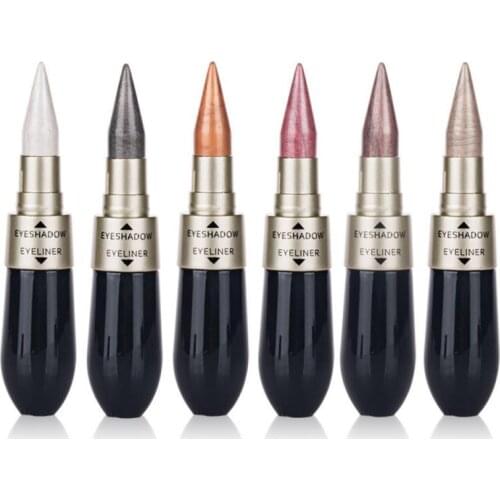 Hot Women Gift Long Lasting Smooth Natural Matte Glitter Pearlescent Shimmer Big Eye Makeup Eyeshadow Eyeliner Cosmetics TSLM1