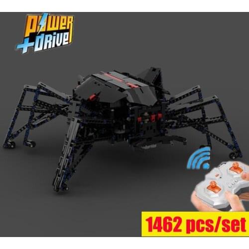 2020 New MOC - Spider 8-Legged - Walking Robot Fit lepining MOC-48024 Model Building Blocks Bricks diy Toys Kid Christmas