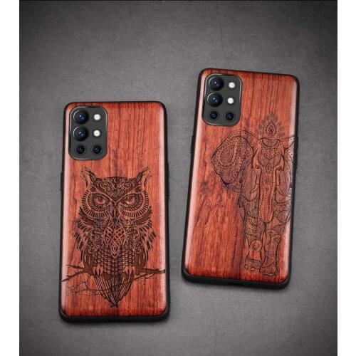 Oneplus 9 Pro Case Boogic Original Wood funda One Plus 9 wood Cover Phone Case For Oneplus 9 Pro Oneplus 9R