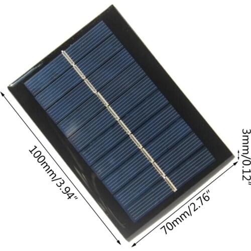 1 Watt 5 Volt Solar Panel High Efficiency Module PV Power Flexible Solar Panel Household Solar Power Panel