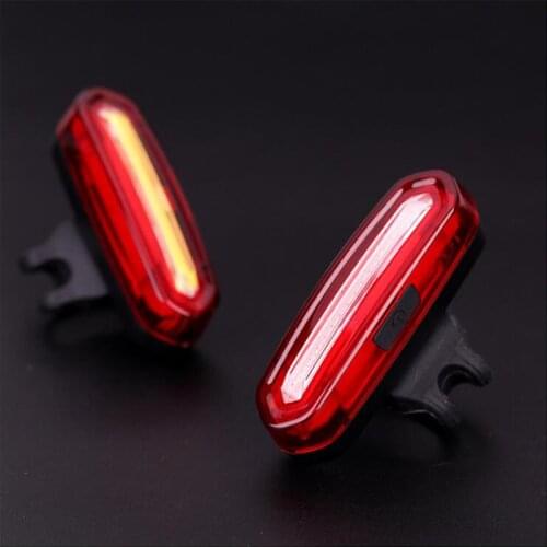 120 Lumens LED Bicycle Tail Light Night Cycling Safety Warning Portable Light USB Recharge Waterproof Bike Lamp Bike Accessories