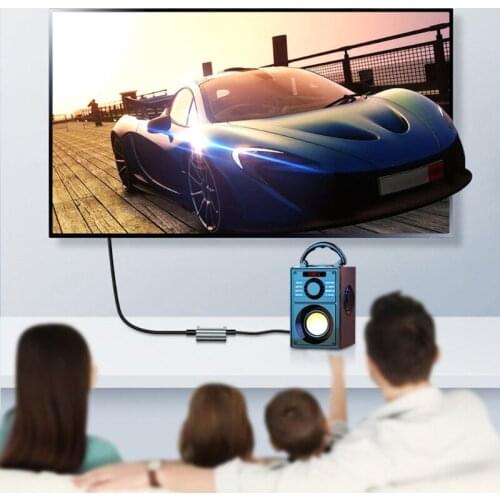 X37A Digital to Analog Converter 192kHz Techole Aluminum Optical to RCA with Optical &Coaxial Cable