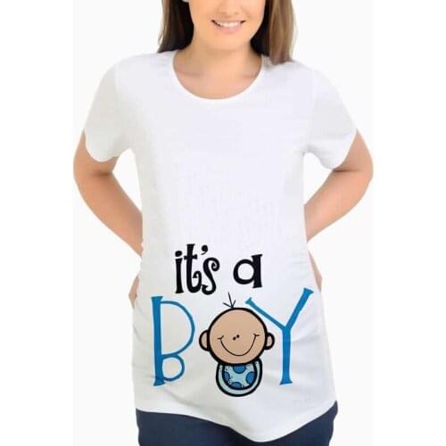 Funny Pregnant Maternity T-Shirts Clothes Women Ladies Clothing Family Mother Maternity Tops T-shirt Tees Clothes