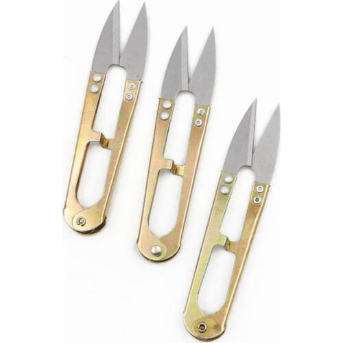 1PC High Quality U Shape Mini Scissors Embroidery Sewing Tool,Portable Snips Thread,Sewing Trimming Scissors Nippers Clipper