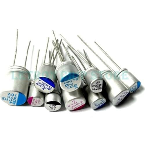 10Pcs DIP Solid Electrolytic Capacitor 35V 33UF 47UF 56UF 68UF 82UF 100UF 220UF 330UF 470UF 560UF 1000UF