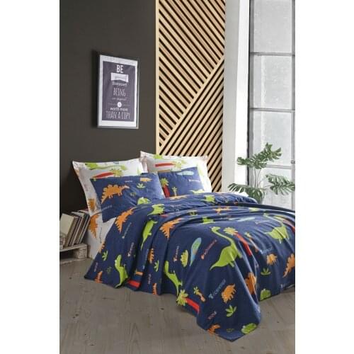 2021 PIQUE Bed Linen Quilt Modern Summer Cotton Bed Linens For Summer Coverlet Queen Size Covers Bedclothes Duvet Cover Dinos