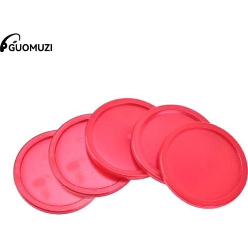 5PCS Air Hockey Pucks 2" Puck Children Red Air Hockey Table Mini Pucks 50mm