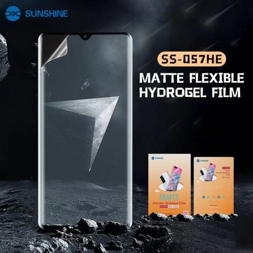 50pcs SS-057H Sunshine HD Flexible Hydrogel Film For SS-890C Cutting Machine With Times Code Mobile Phone Screen Protection