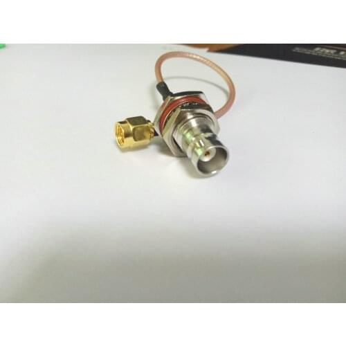 50PCS New BNC female to SMA male with Cable RG316