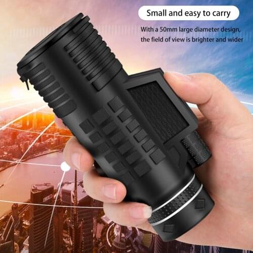 50x60 Mobile Phone Single-tube Binoculars High Clear-looking Glasses Outdoor with Clear Visual Effect