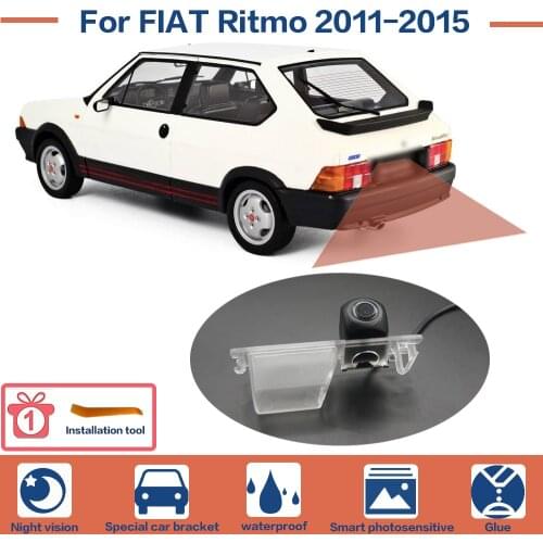 Car Camera Night Vision CCD HD High Quality Car Rear View Back Up Reverse Parking Camera For FIAT Ritmo 2011-2015
