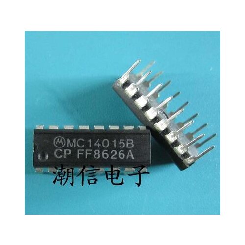 Free shipping 20PCS MC14015BCP MC14015B DIP16