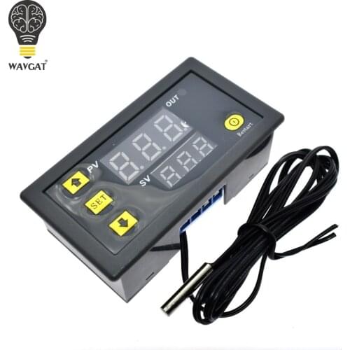 WAVGAT Timing Delay Timer Relay Module Digital LED Dual Display Cycle 0-999 Hours Adjustable Power Supplies Mayitr 1500W 0-999h