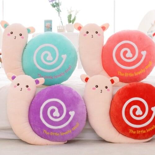 Boutique grab machine plush toy cute snail doll pillow doll childrens toys wedding gifts