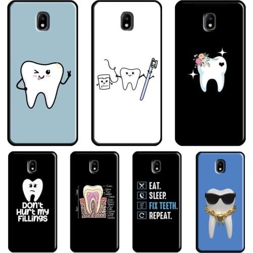 Dentist Tooth Pattern Cover For Samsung Galaxy A8 A6 A7 A9 2018 J8 J4 J6 Plus J1 A3 A5 2016 J3 J7 J5 2017 Case