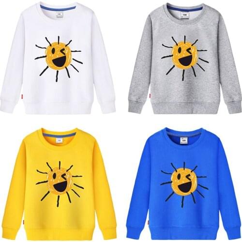 Kids Sweatshirt Tops Long Sleeve T-shirt Boys Girls Infant Toddler Child Baby Clothes New print Sun Pullover Tee Autumn Winter