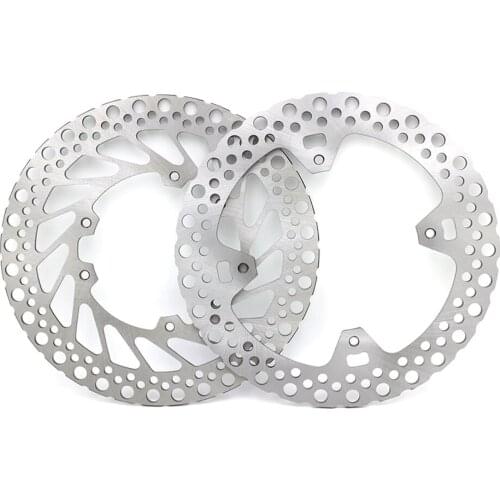 Evomosa Motorcycle Front Rear Disc Rotor For Honda CR125E CR125R CR250E CR250R 2002 2003 2004 2005 2006 2007 2008 CRF 250 450