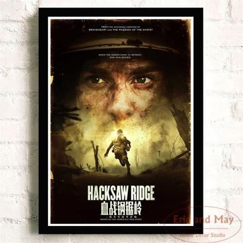 War Theme Movie Under Sandet Hacksaw Ridge Posters And Prints Wall Art Canvas Pictures Painting Modern Aesthetic Room Decor