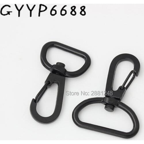 10-30pcs 13mm 19mm 26mm dark black trigger lobster claws swivel bag snap hook clasp purse making supplies wholesale lots bulk