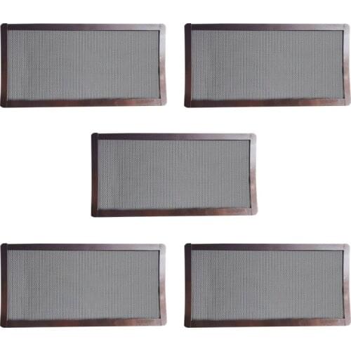 5Pcs Magnetic Dust Filter Dustproof PVC Mesh Net Cover Guard for Home Chassis PC Computer Case Cooling Fan Accessories