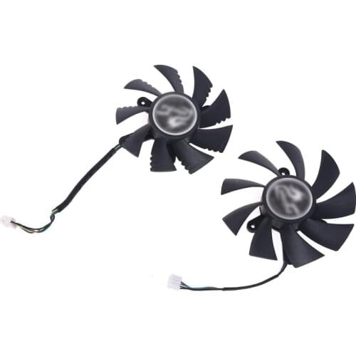 75mm 85mm 4pin Cooler Video Card Cooling Fan for iGame GeForce GTX 1070Ti 1080