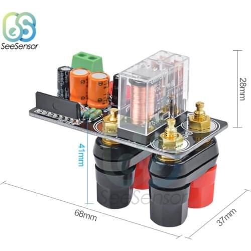 12V-24V UPC1237 Speaker Protection Board Directly Mounted on the Chassis Power-on Delay Power-off Protection for Hifi Amplifier