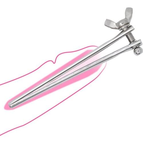 6/8mm Stainless Steel Adjustable Dilation Urethral Blocking Horse Eye Stick Stimulating Stick Male Masturbation Orgasm Sex Toys