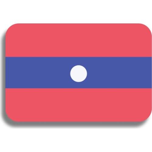 RSHCZY Laos Flag Brooch Pride Flag Pin Badge Acrylic Patriotic Ornaments Coat Bag Hat Shirt Accessories Scarf Buckle