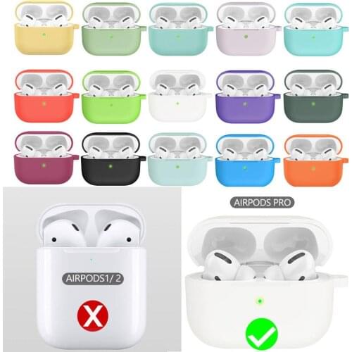 Silicone Protective Skin Cover Compatible with AirPods Pro Bluetooth Wireless Charging Case for apple airpods pro 3 Fundas
