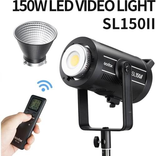 Godox SL150II SL-150W II LED Video Light 150W Bowens Mount Daylight Balanced 5600K 2.4G Wireless X Systemfor Interview