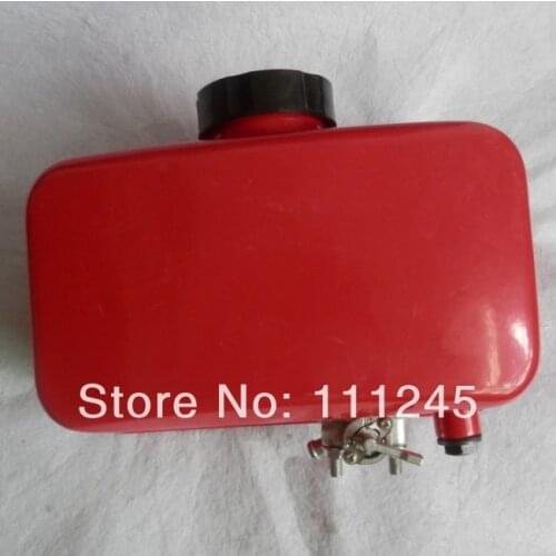 L40 FUEL TANK ASSEMBLY 2.3L FOR YANMAR L48 &MORE 2KW 3KW 211CC 247CC DIESELS RED OR BLACK TANK W/ CAP & VALVE COCK TAP COMPLETE