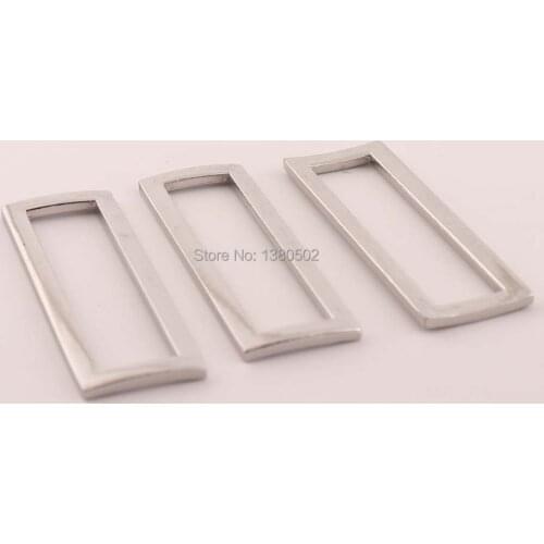 10pcs/lot Rectangle Shape Silver Color for Belt Buckle Backpacks handbag DIY accessories