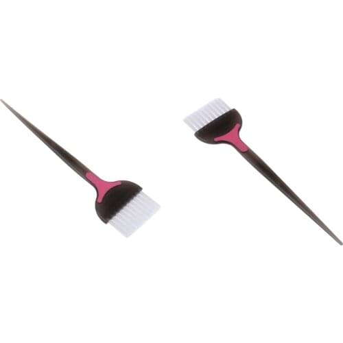 2 Pieces Hair Dye Dyeing Coloring Brush Tint Brushes for Salon Hair Care