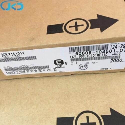 20pcs/Lot 10V100uF 5*11mm High-Frequency Low-Impedance Aluminum Electrolytic Capacitor 100uF10V NIPPON