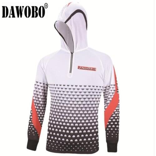 2020 New arrival Mens womon fishing clothes breathable quick dry Anti UV 40+ Anti-mosquit long sleeve hooded fishing Shirts