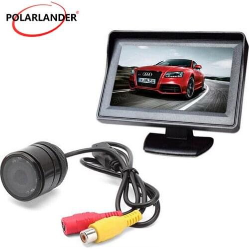 4.3 Inch Pocket-sized Monitor 8LED night vision Rearview Car Camera Video Transmitter & Receiver Kit