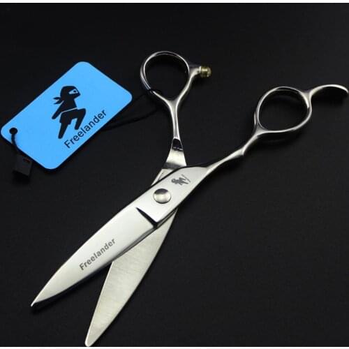 6 inch hair tesoura de cabeleireiro profissional barber scissors barbearia hairdressing scissors Left hand willow slice scissors